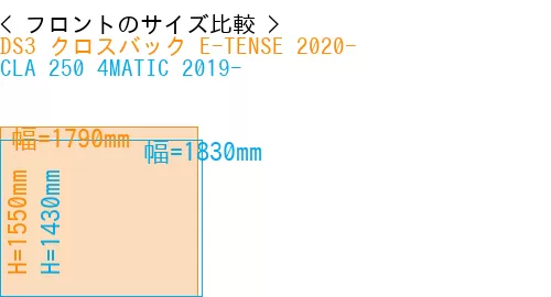 #DS3 クロスバック E-TENSE 2020- + CLA 250 4MATIC 2019-